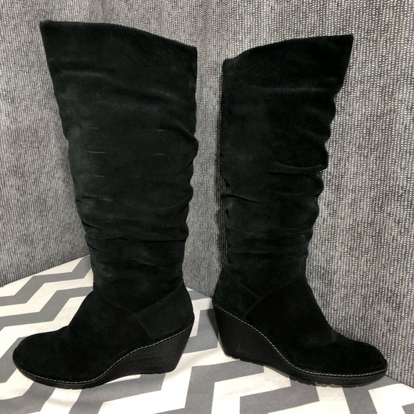 Sofft Calida Tall Suede Boots - Picture 2 of 11